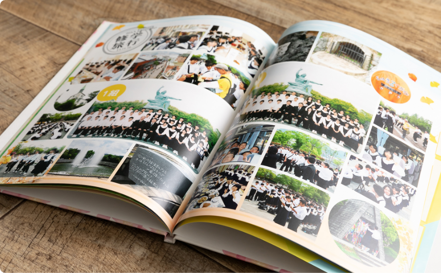 オプションページ付きアルバムのイメージ